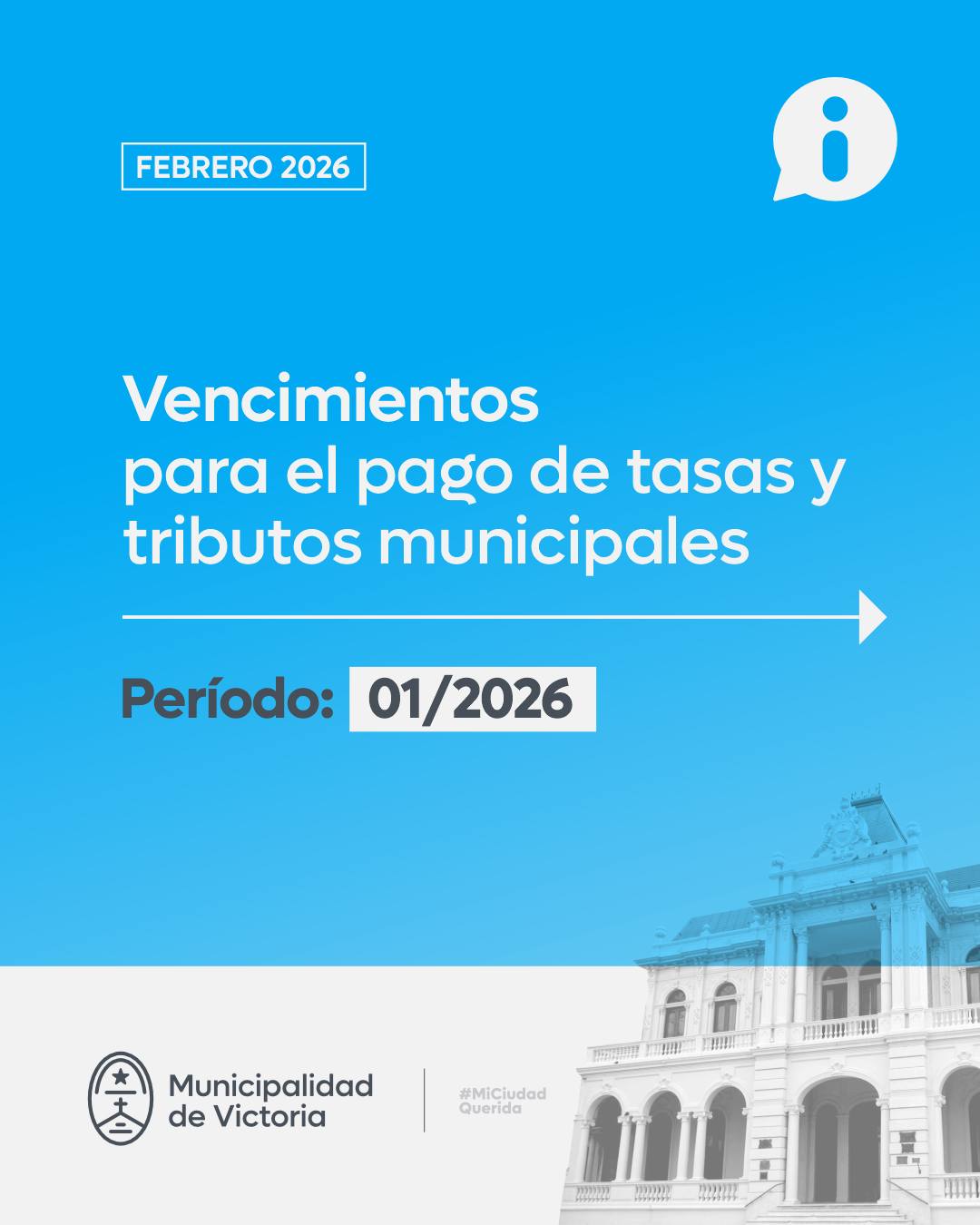 Pagos de tasas y tributos Municipales