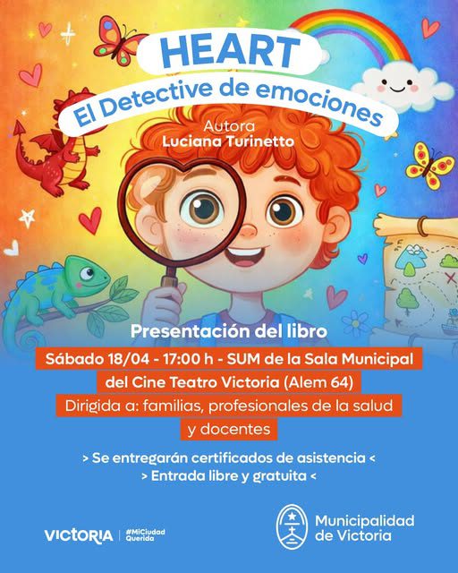 Presentación del Libro: Heart, El Detective de Emociones