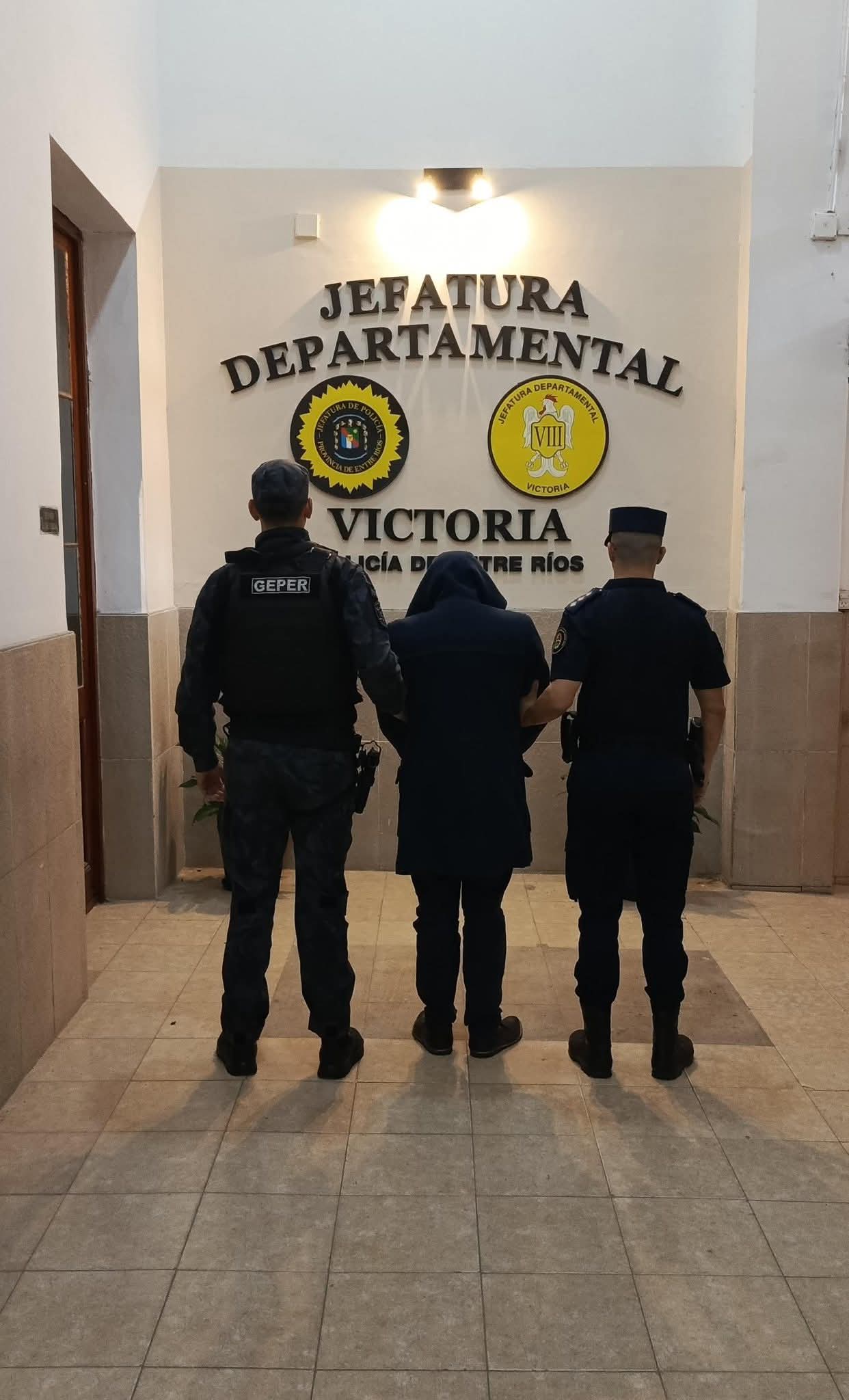 Detención de evadido de Prisión Domiciliaria