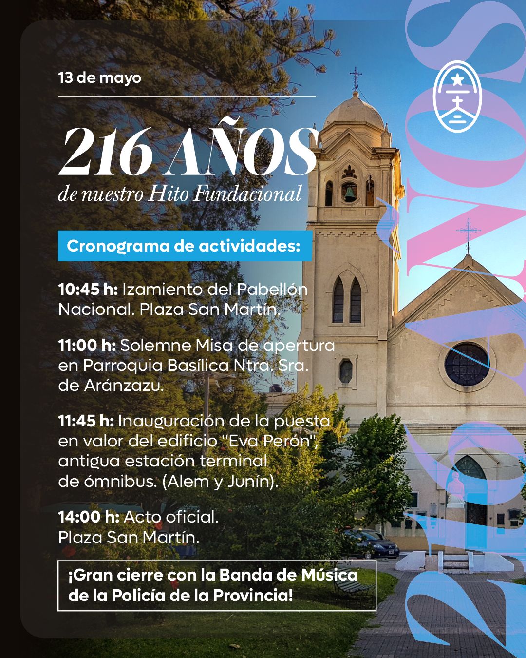13 de Mayo: 216 Años de Nuestro Hito Fundacional