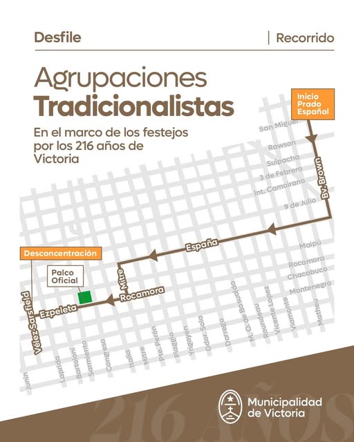 216 Años de Victoria: Recorrido y horario del Desfile de Agrupaciones Tradicionalistas