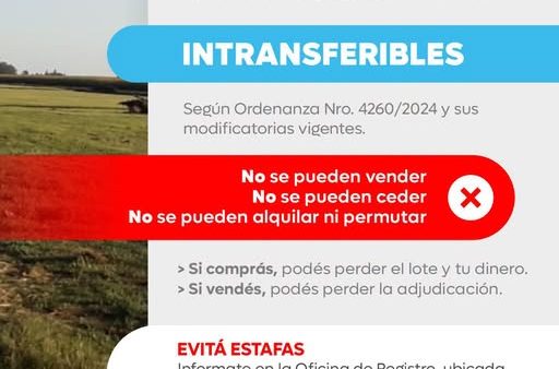 Ordenanza Nro. 4260/2024 y sus modificatorias vigentes