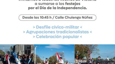 Sumate a los Festejos por el Día de la Independencia
