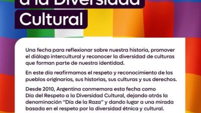 12 de Octubre | Día del Respeto a la Diversidad Cultural