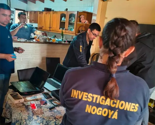 Por una estafa en Nogoyá, secuestraron dinero, celulares y notebooks en Concepción del Uruguay