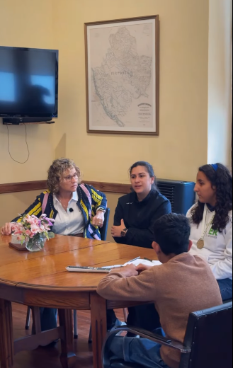 La intendente recibió y felicitó a los deportistas locales de los Juegos Juveniles Adaptados