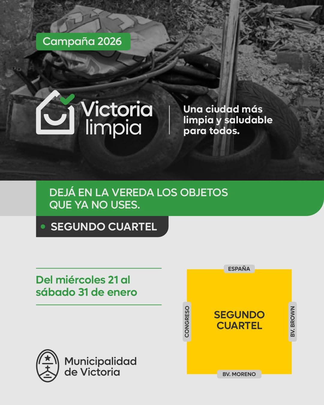 “Victoria Limpia” en el Segundo Cuartel