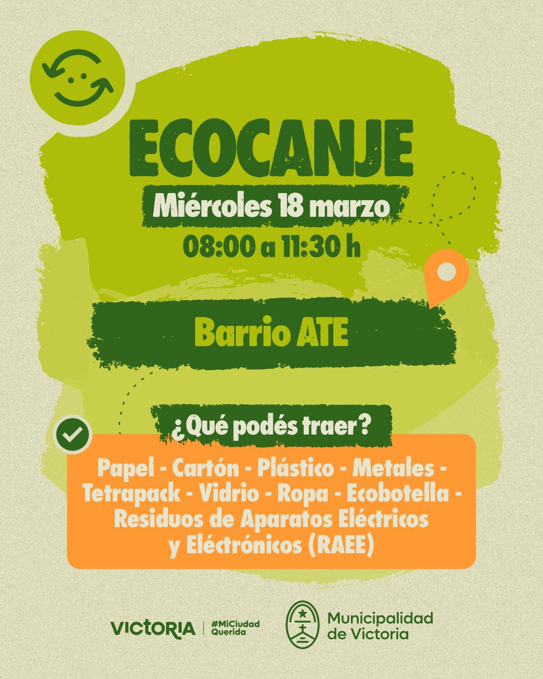 El Miércoles 18 hay Eco Canje