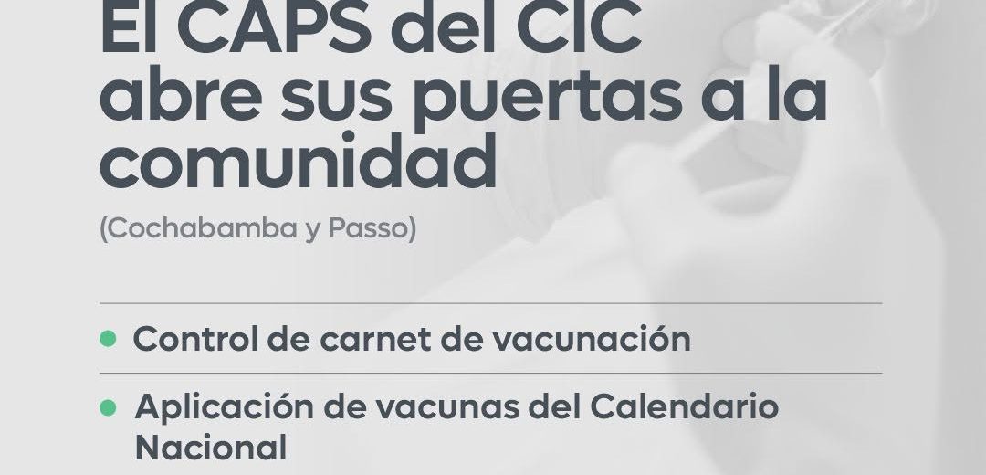 El CAPS del CIC abre sus puertas a la comunidad