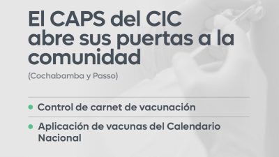 El CAPS del CIC abre sus puertas a la comunidad