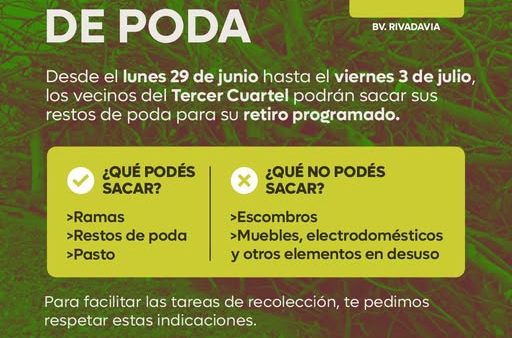 Limpieza de Restos de Poda en el Tercer Cuartel