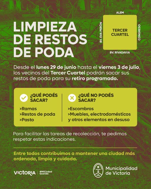 Limpieza de Restos de Poda en el Tercer Cuartel