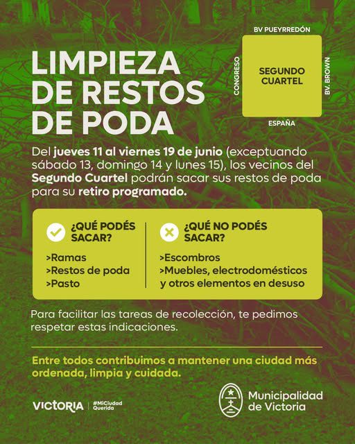 Limpieza de Restos de Poda en el Segundo Cuartel