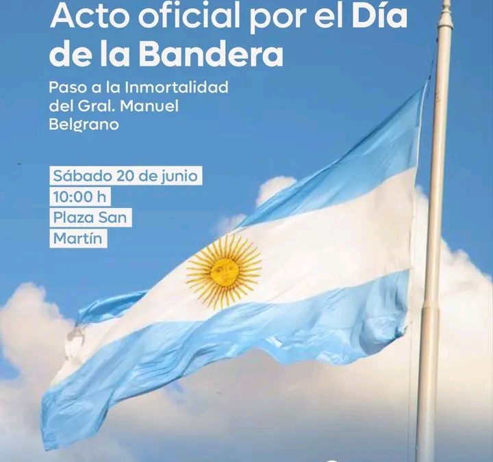 Acto Oficial por el Día de la Bandera