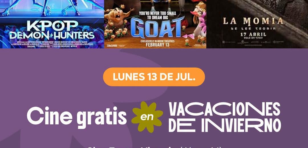Cine Gratis en Vacaciones de Invierno