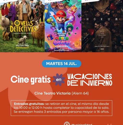 Cine Gratis en Vacaciones de Invierno