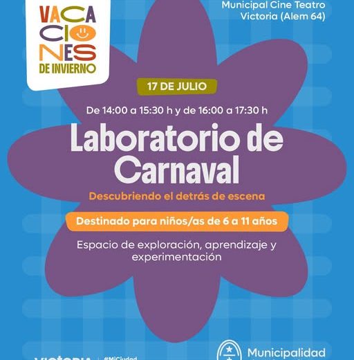 Vacaciones de Invierno: Laboratorio de Carnaval