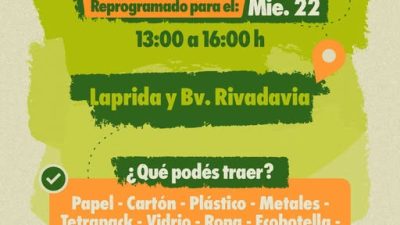 Se reprogramó el Eco Canje de Hoy