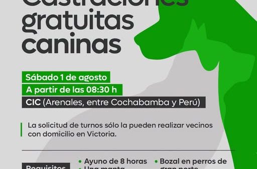 Campaña de Esterilización Canina sin Arancel