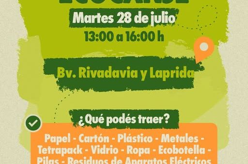 Este Martes hay Eco Canje