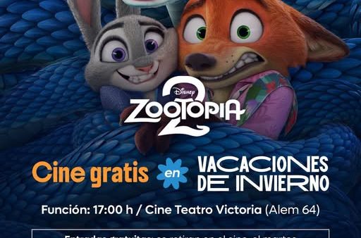 Cine gratis en Vacaciones de Invierno
