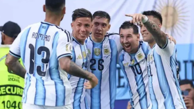 La Selección Argentina buscará hoy su pase a cuartos de final del Mundial