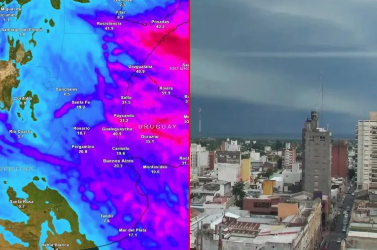 Lluvias en Entre Ríos: anticipan tormentas y el regreso del frío tras varios días
