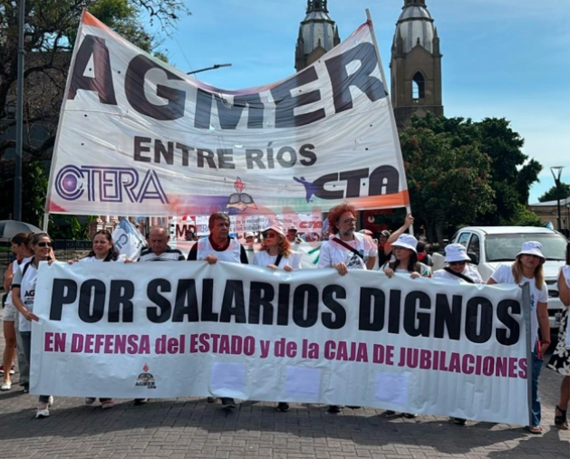 AGMER rechazó los datos oficiales y afirmó que el salario docente perdió 21,2% frente a la inflación