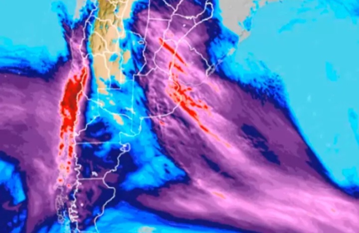 Alerta naranja por tormentas en Entre Ríos: prevén hasta 100 milímetros de lluvia y ráfagas de más de 100 km/h