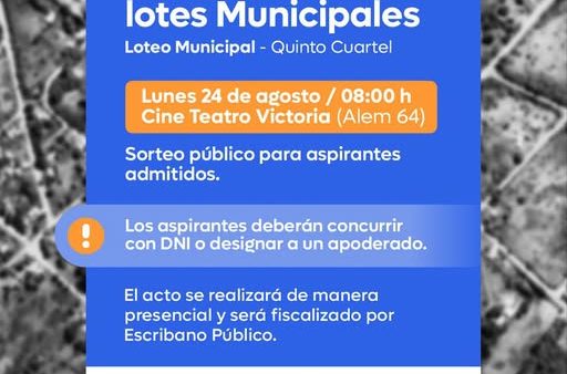 Sorteo Público de Lotes Municipales