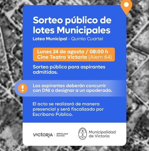 Sorteo Público de Lotes Municipales