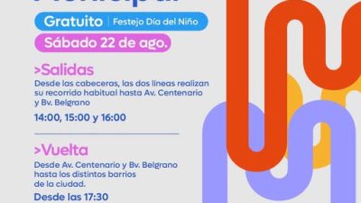 TUM Gratis para la Fiesta del Día del Niño