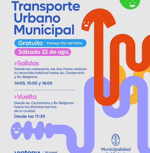 TUM Gratis para la Fiesta del Día del Niño