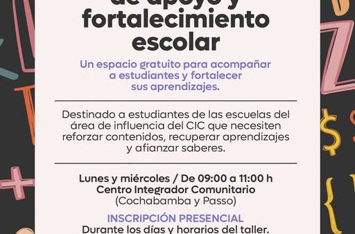 Taller Comunitario de Apoyo y Fortalecimiento Escolar