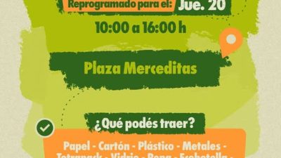 Se reprogramó el Eco Canje de hoy