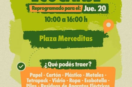 Se reprogramó el Eco Canje de hoy