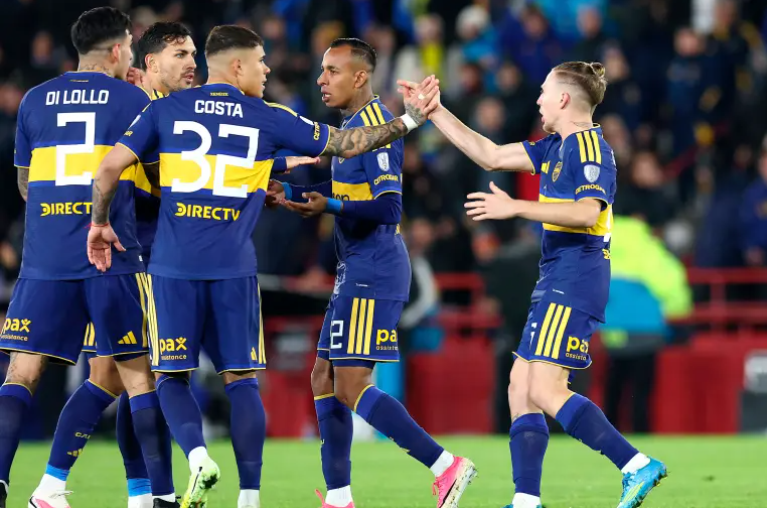 Boca se despertó a tiempo, dio vuelta el partido y goleó a Recoleta por la Sudamericana