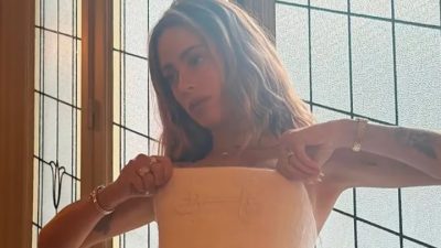 Tini confirmó su casamiento con Rodrigo De Paul y mostró la primera prueba del vestido de novia