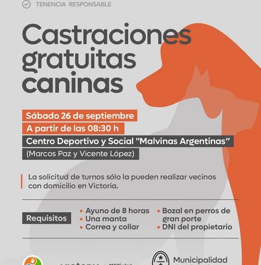 Castraciones Caninas en el Primer Cuartel