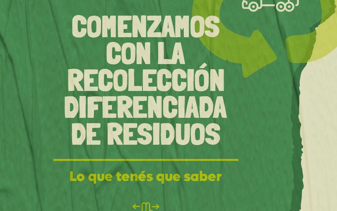 Comienza la Recolección diferenciada de Residuos
