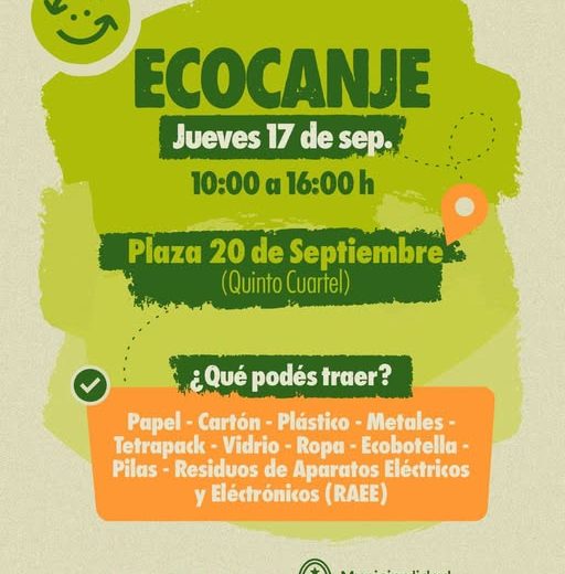 Hoy hay Eco Canje