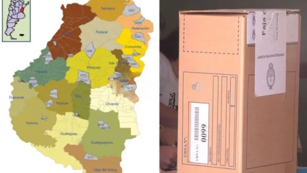 Aprobaron nuevos circuitos electorales en Entre Ríos: qué departamentos abarca
