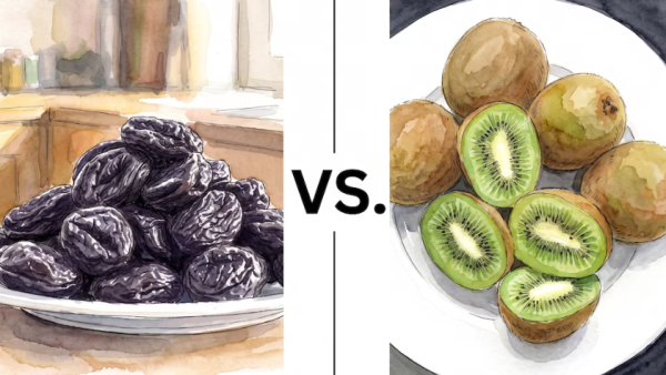 Kiwi o ciruelas pasas: cuál funciona mejor para aliviar el estreñimiento
