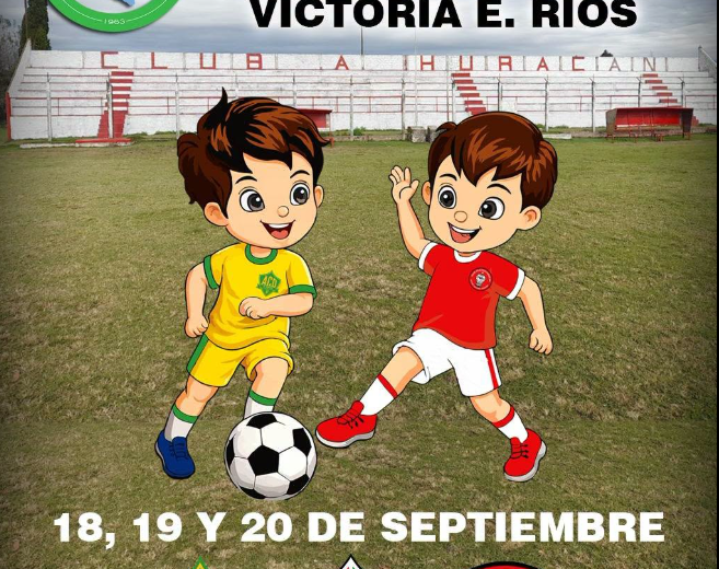 Victoria será Sede del Torneo Provincial de Fútbol Categoría 2016