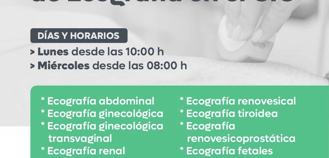 Comienza el Servicio de Ecografía en el CIC