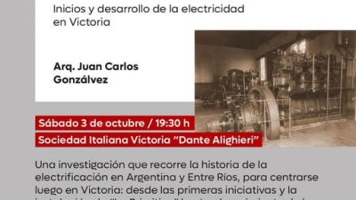 Presentación del Libro Compañía de Electricidad Victoria Soc. Coop. LTDA. Inicios y Desarrollo de la Electricidad en Victoria