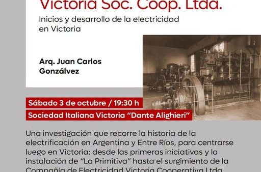 Presentación del Libro Compañía de Electricidad Victoria Soc. Coop. LTDA. Inicios y Desarrollo de la Electricidad en Victoria