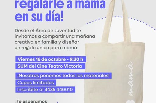 ¡Vení a Pintar tu Tote Bag para regalarle a mamá en su día!