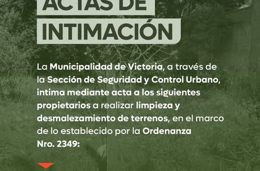 Actas de intimación