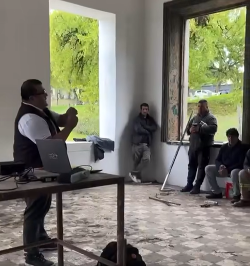 Dirección de Planeamiento y Área de Mantenimiento de Secretaría de Desarrollo Social y Humano participó de capacitación brindada por la empresa Retak